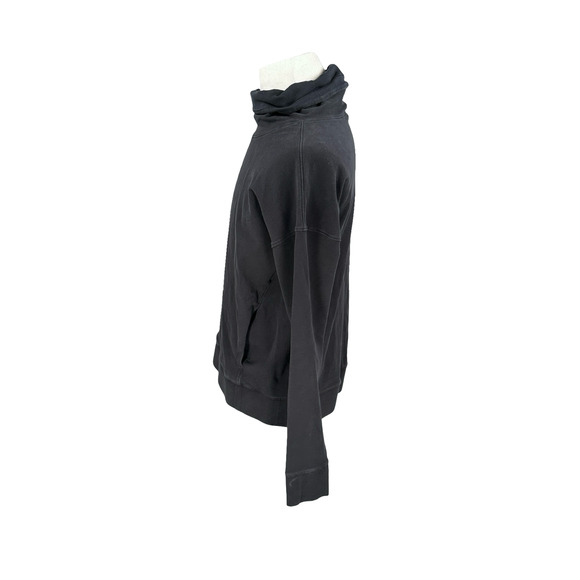 Lululemon Go Forward Pullover Sweatshirt Women’s 8 Black Long Sleeve Funnel Neck - Picture 3 of 10